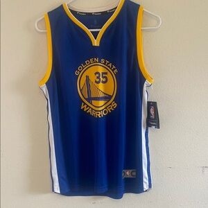 Fanatics Golden State Warriors Blue and Gold Jersey